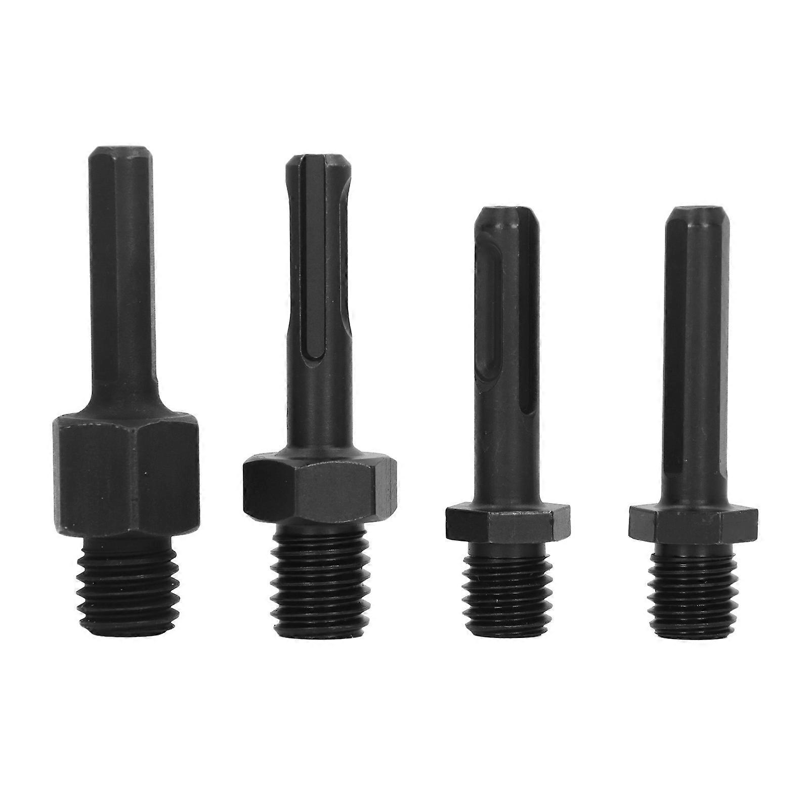 4Pcs Power Drill Socket Adapter High Carbon Steel Accessory Set Kit for Replacement