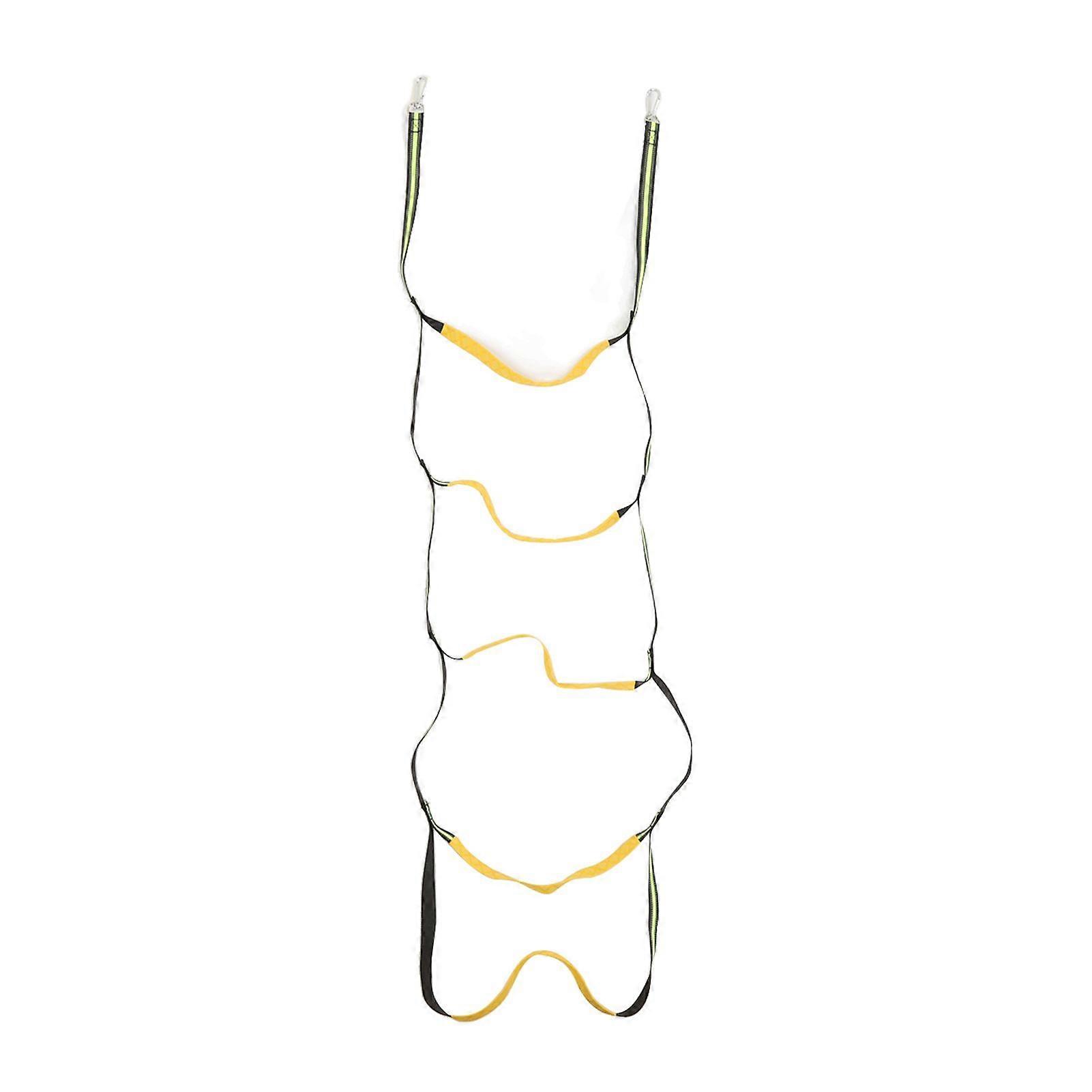 ボートマリンロープラダーインフレータブルボートカヤックモーターボートカヌー蛍光グリーン5階段用搭乗ロープラダー