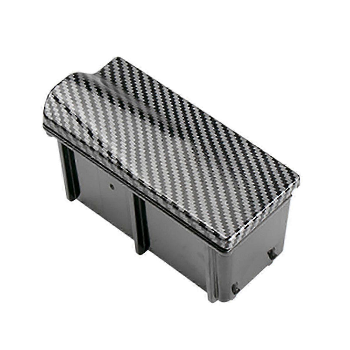 Exquisite Car Console Ashtray for ML Class W166 Class W292 1668100330(Carbon Fiber Pattern)