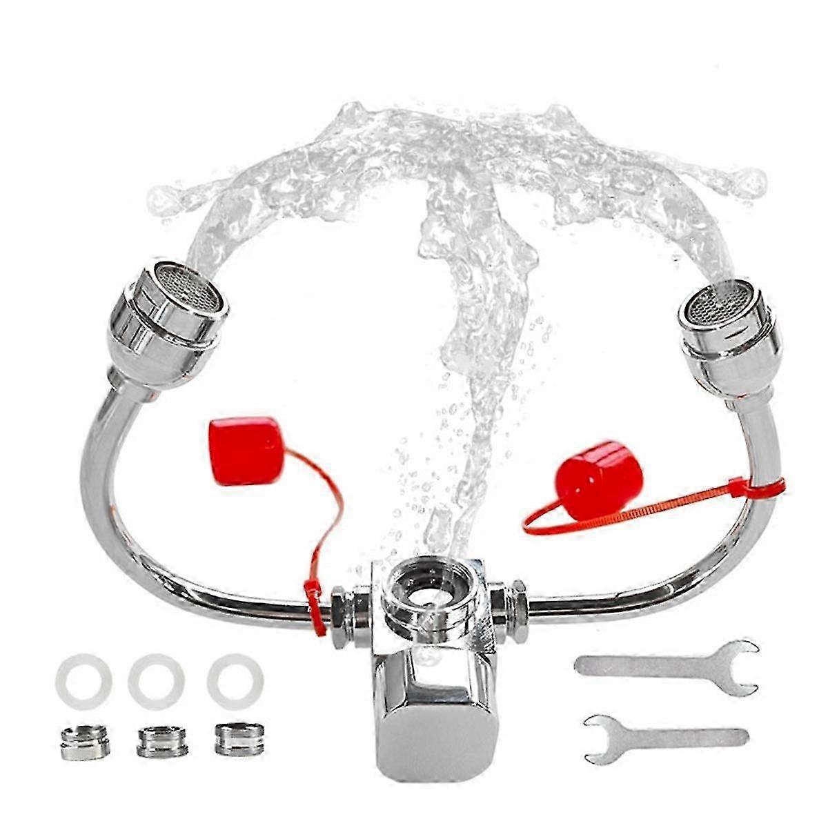 Eye Wash Station, Emergency Eyewash Stations Faucet Mounted compatible Sink Attachment -Eye Flush Un