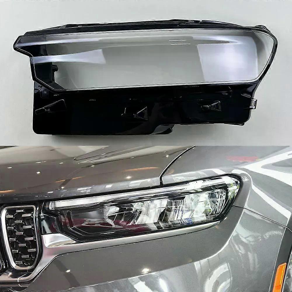 For Jeep Grand Cherokee 2022 2023 2024 Lampshade Headlamp Shell Lampmask Headlight Cover Transparent Shade Lens Plexiglass