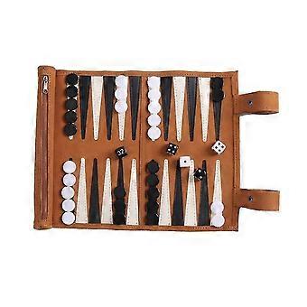 Backgammon Brädspel Bärbara Backgammonset för vuxna Resespel Vuxenrulle Barnspel
