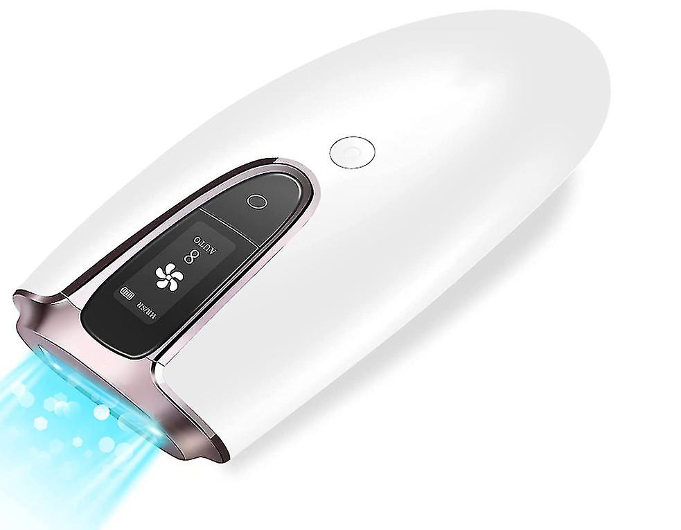 Painless Permanent Pulsed Light Epilator With Cooling System And Skin Care(white)