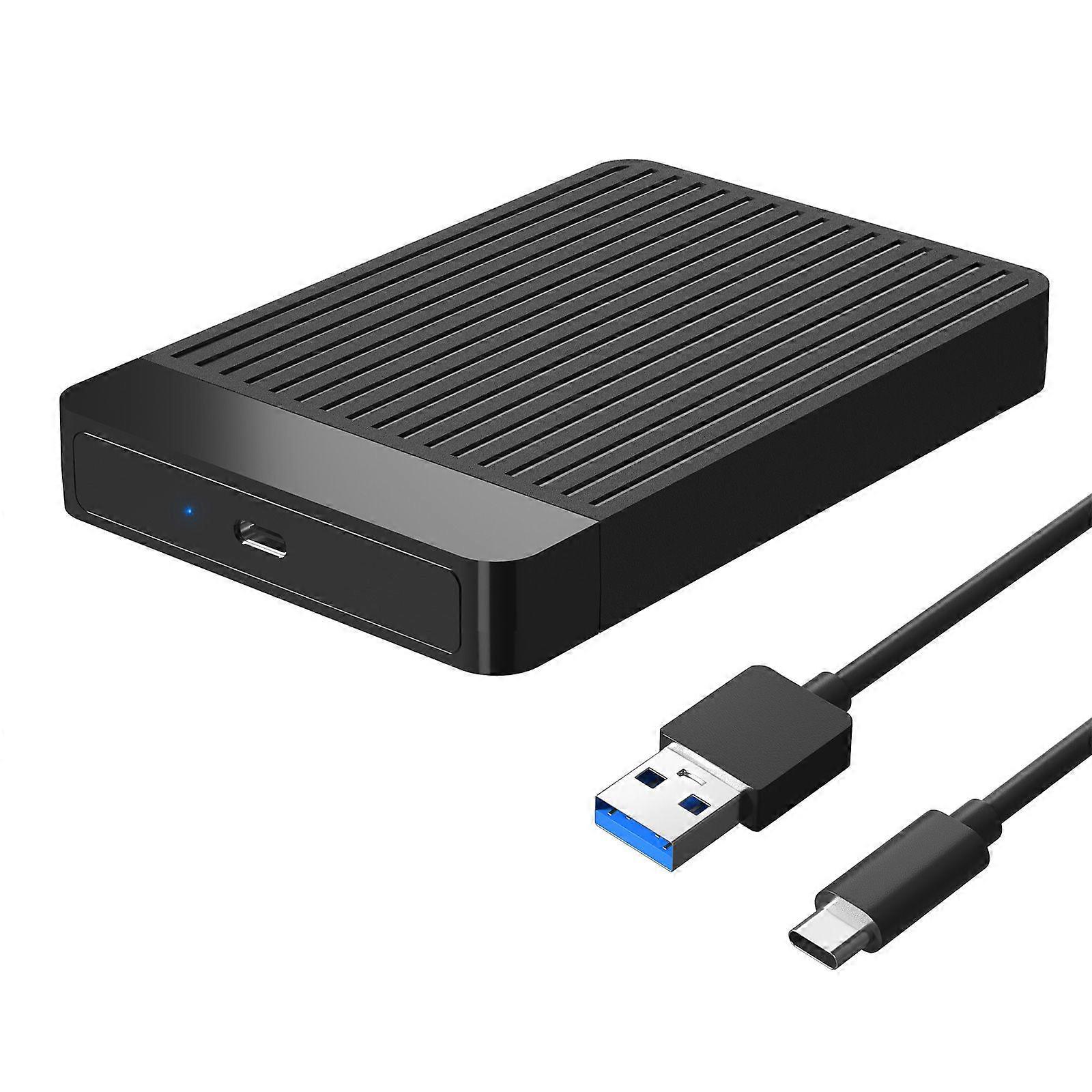Boîtier de disque dur portable 2,5 » USB 3.0 Type C vers Sata III pour SSD 2,5 pouces