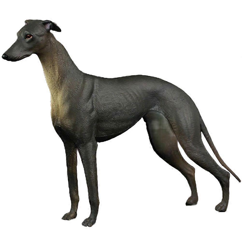 Plastic Dog Statue Simulation Animal Model Imitation Dog Toy Child Dog Cognitive Toy