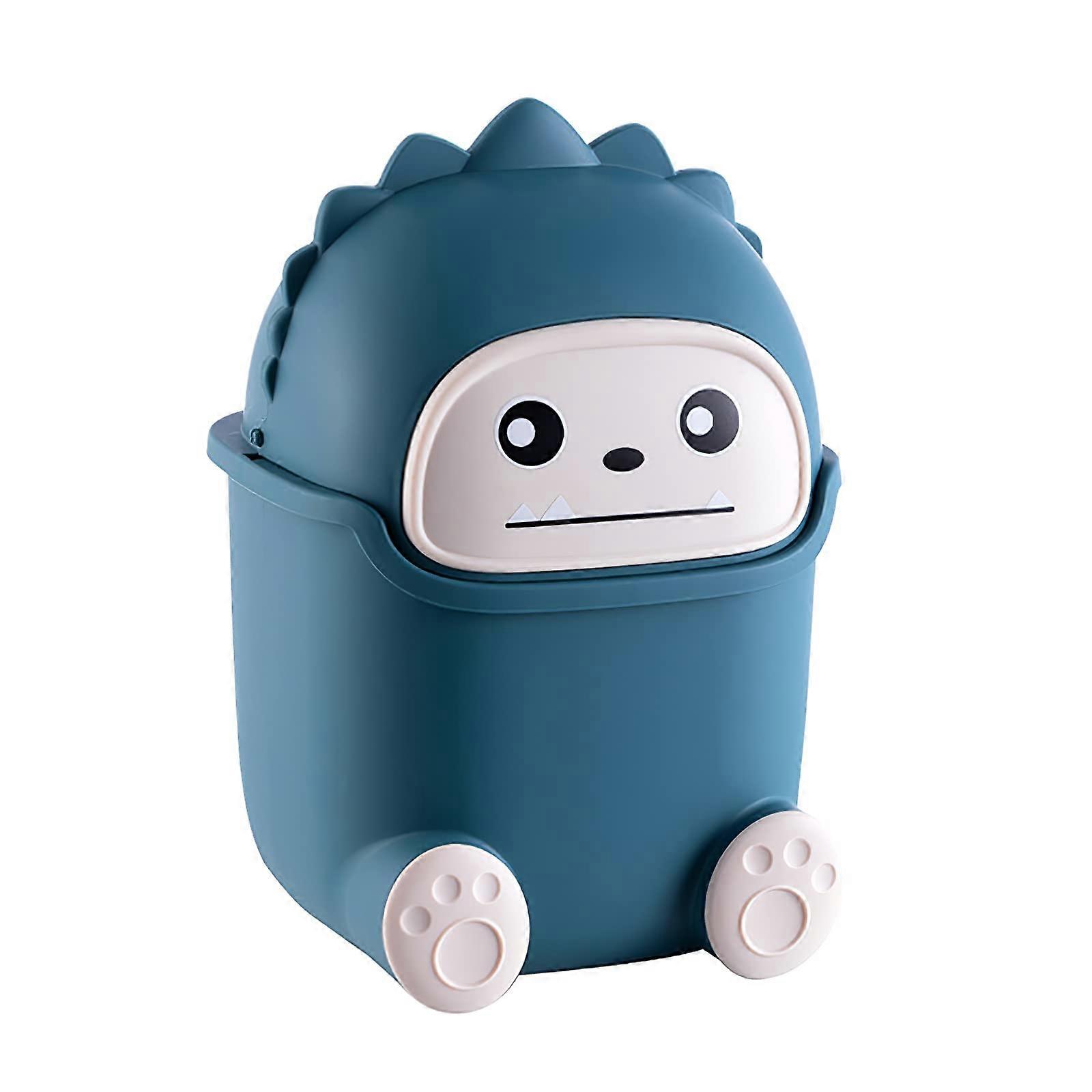 Cute Animal Shape Trash Can for Bathrooms 2 Liters