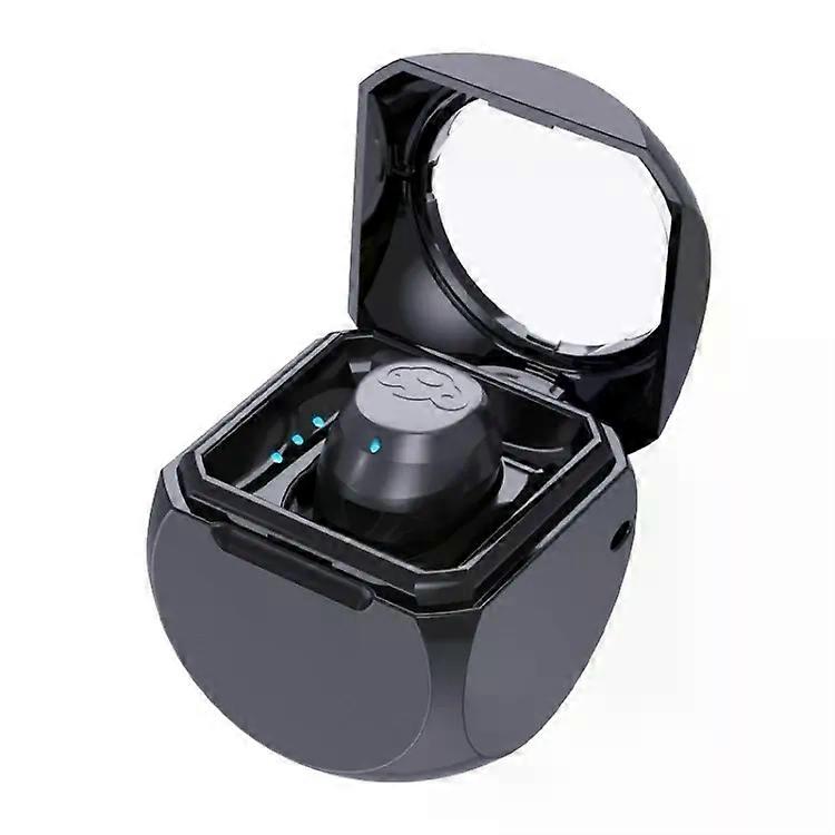 Wireless Bluetooth Earphone-Mini Single Ear with Charging Case,Black Black