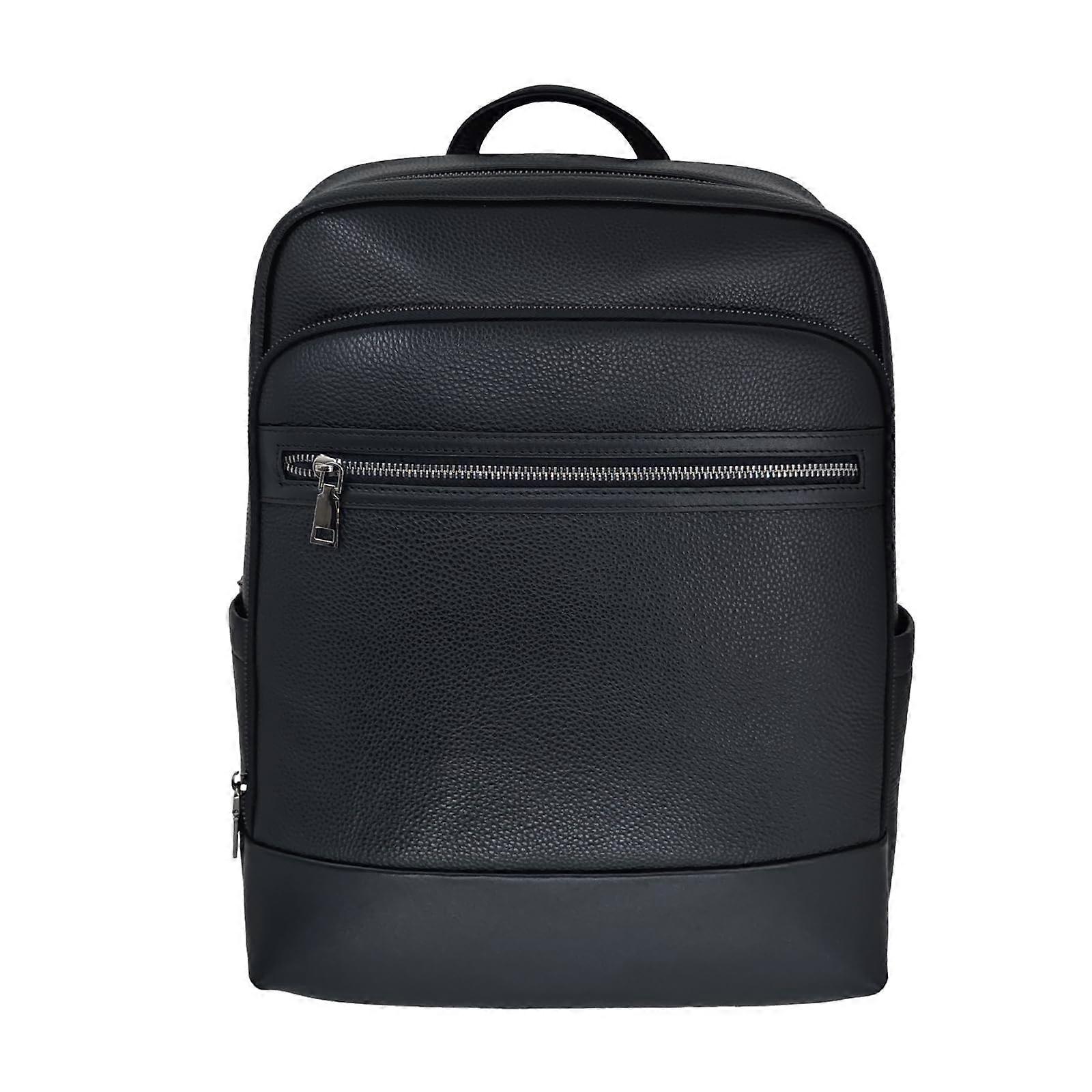 Leather Backpack for Travel and Business with Multi-Functional Design