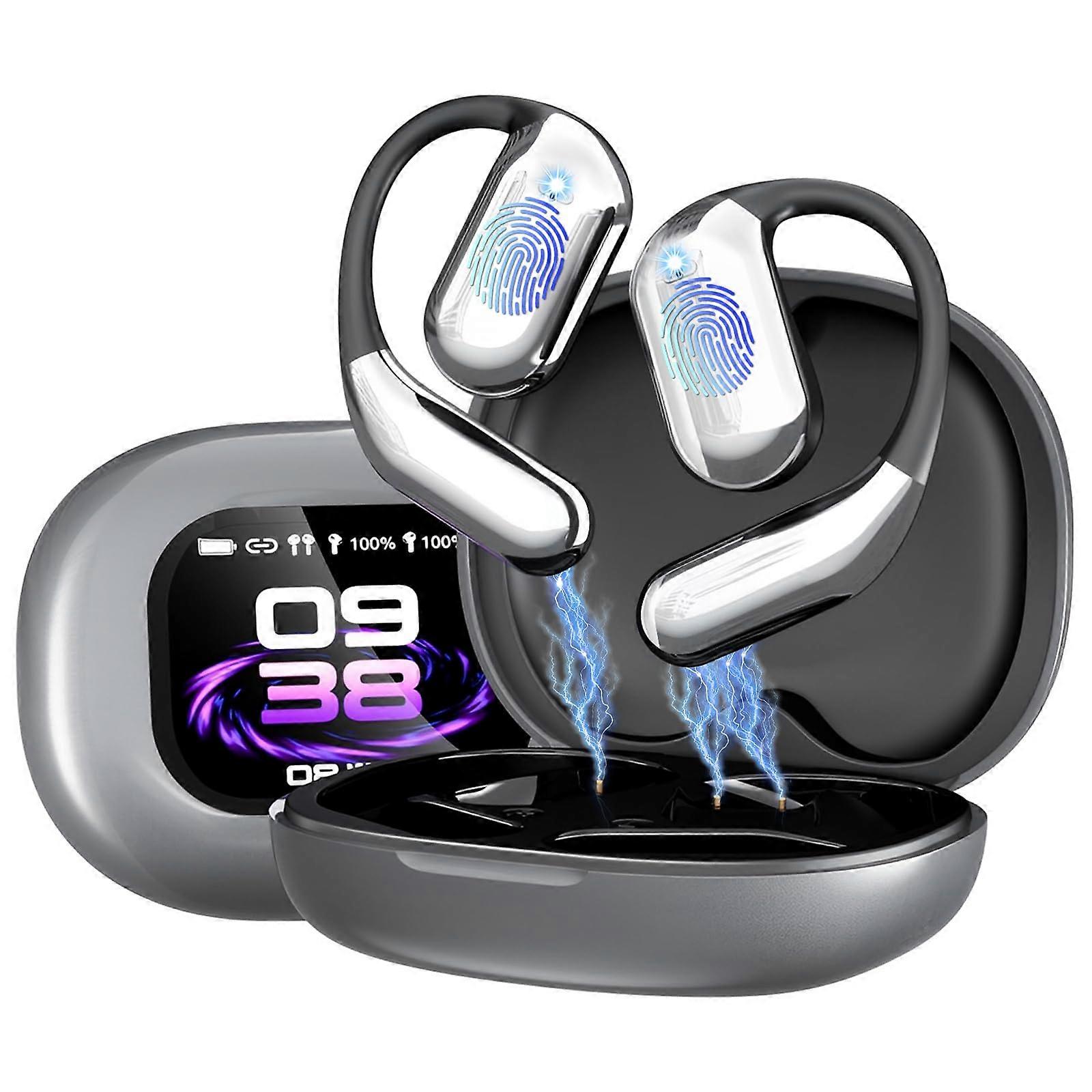 AI Language Translation Earbuds - OWS Wireless Real-Time Translator 3-in-1 Bluetooth 5.4 Headphones