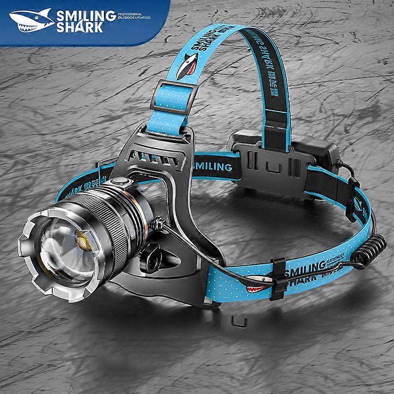 Rechargeable Waterproof Headlamp with Smart Sensor, Bright Light with Zoom Function, Ideal for Camping, P70