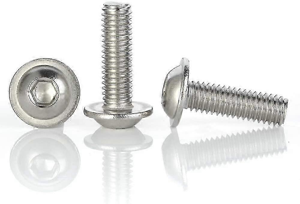 M5x12mm Fully Threaded Socket Cap Screws, Stainless Steel 304, 100pcs