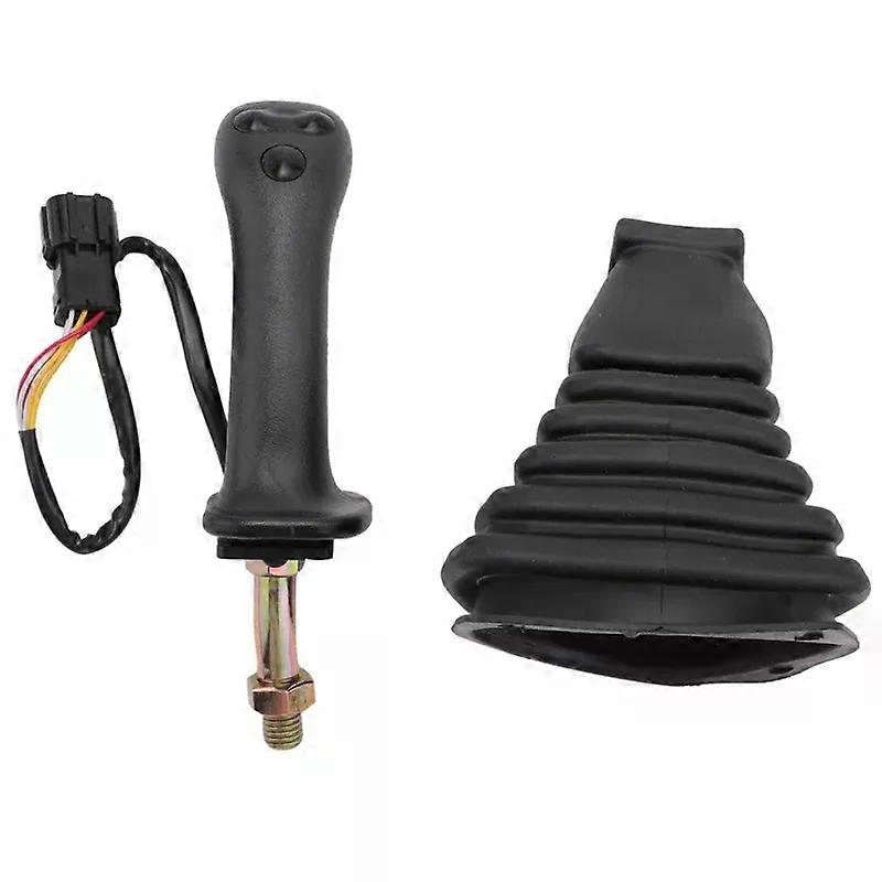 3 Buttons Excavator Joystick Assy Handle Gears With Dust Cover For Daewoo Doosan DH DX150 215 225 300 370-9C