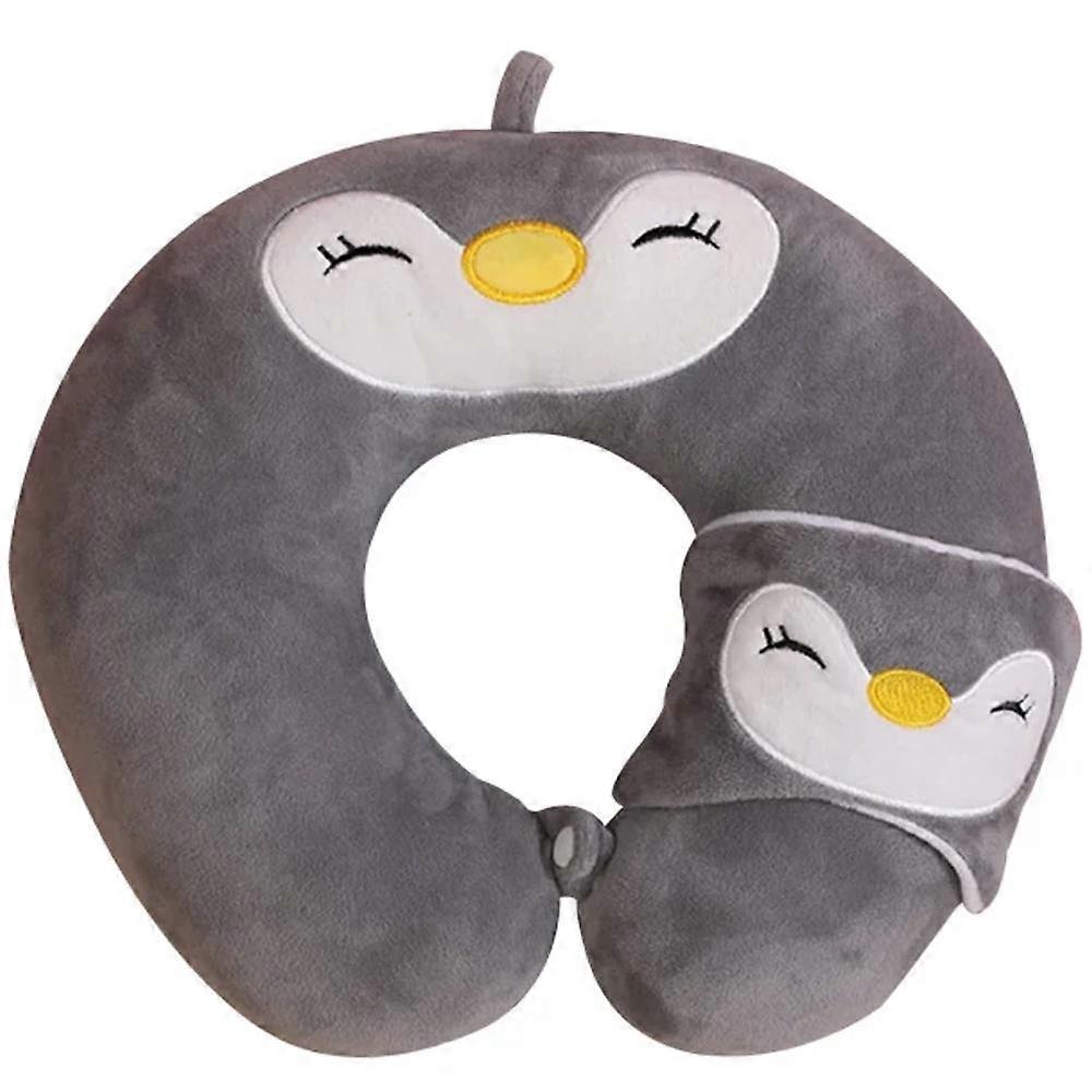 Cervical pillow Portable and comfortable neck support pillow with sleeping eye mask for flight pillow Travel pillow