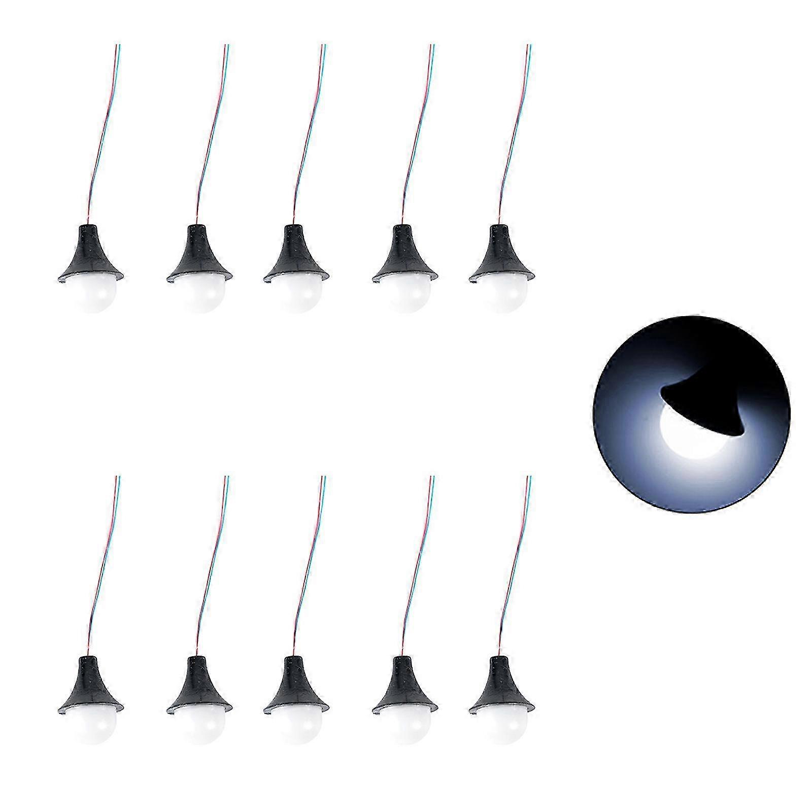 10pcs Small LED Ceiling Lights for Office, Shop, Hotel, Garden, Playground Street Light(10pcs) for Various Applications  White 150 scale