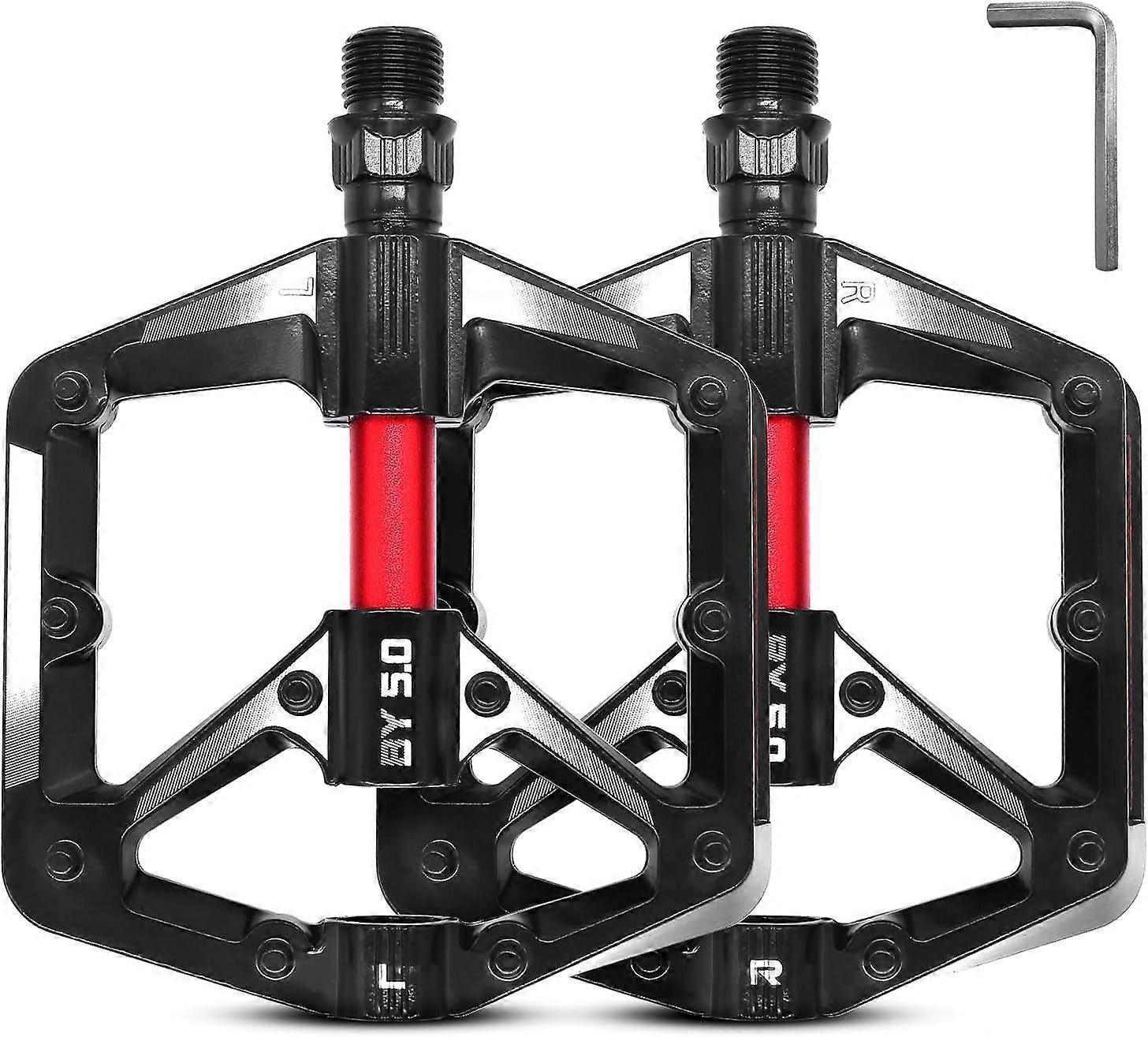 Pedais de bicicleta, feitos de alumínio com rolamentos selados, perfeitos para quadros de 9/16 polegadas
