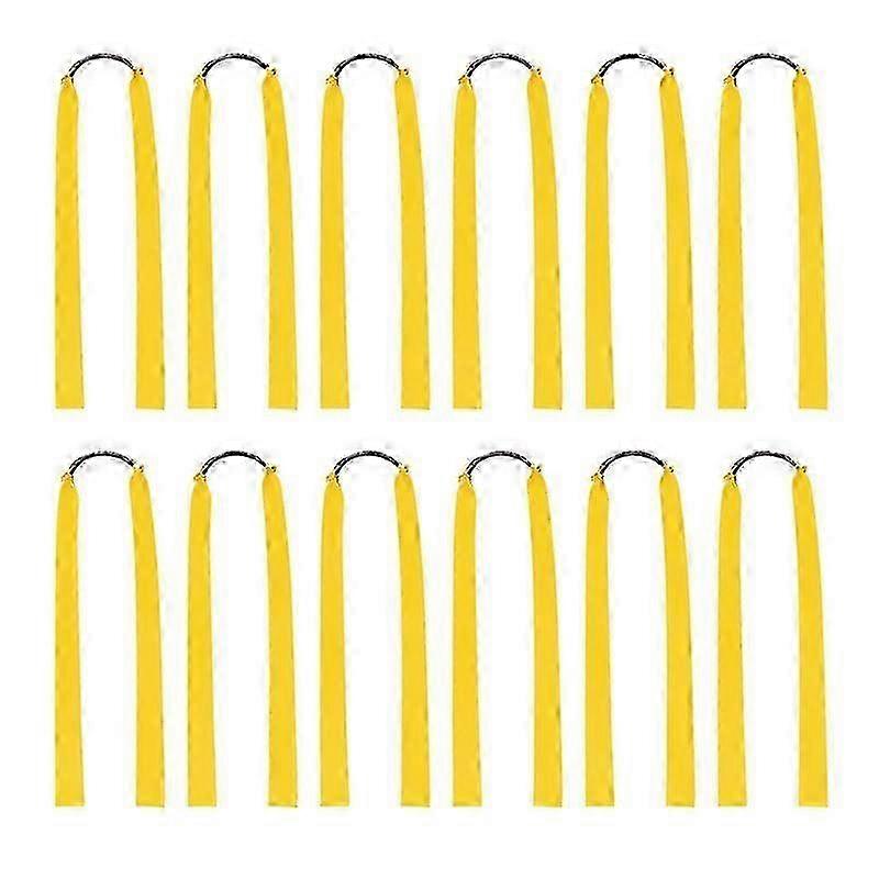 12Pcs Rubber Bands for Catapult Widened Flat Catapult Bands Elastics for Hunting hwy