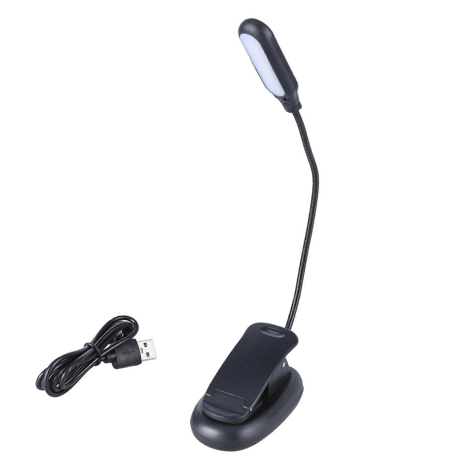 Reading Light Study Lamp 5 LED Clip Desk Light with USB Charging Energy Efficient Perfect for Readers and Traveler