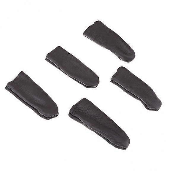 2x 5pcs Felt Leather Finger Guards