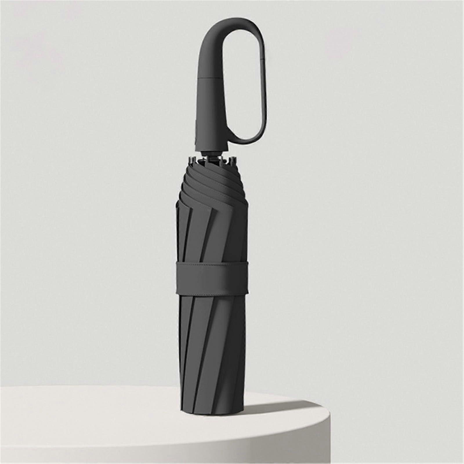 Travel Umbrella Windproof Automatic, Creative Ring Buckle, Folding Umbrella for Women