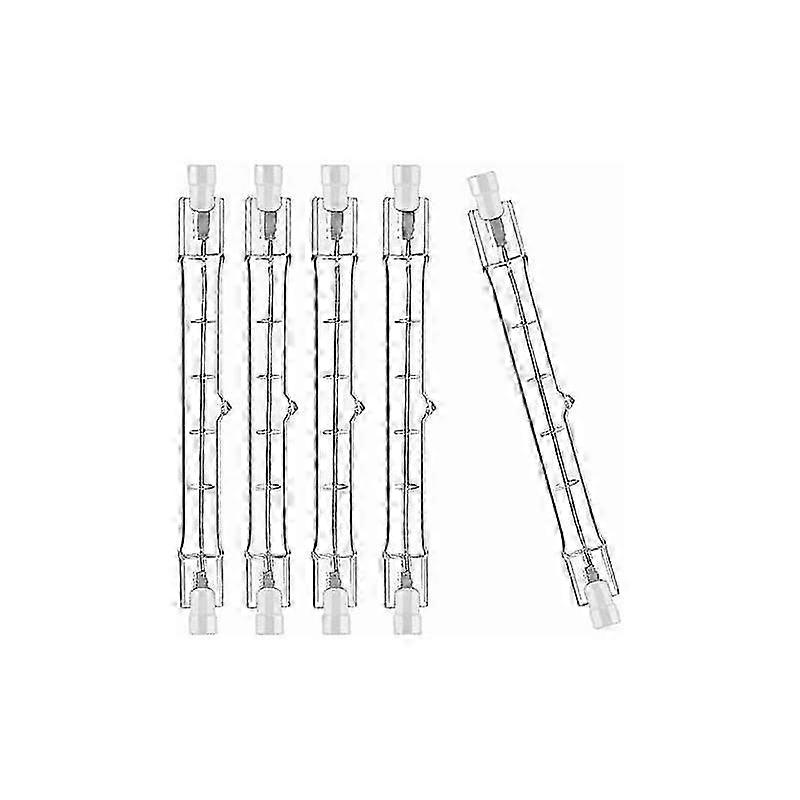 10 عبوات مصابيح هالوجين R7S 118 مم 300 واط 230 فولت عصي هالوجين R7S قابلة للتعتيم لأجهزة العرض ومناطق العمل