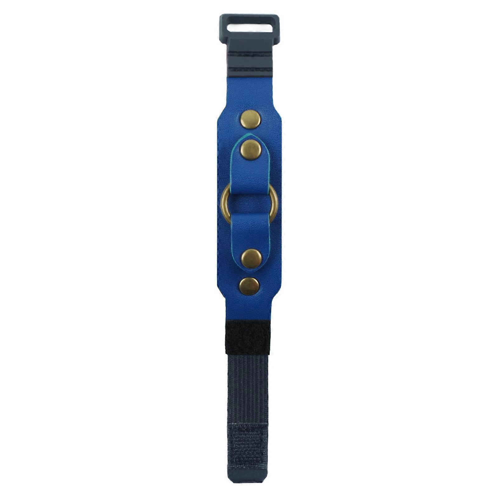 Gitarr Sträng Mute Dämpare Justerbar Bas Mute Ljuddämpare Gitarr Greppbräda Muting Wraps Hals Mute Bälte Gitarr Tillbehör Ring Blå