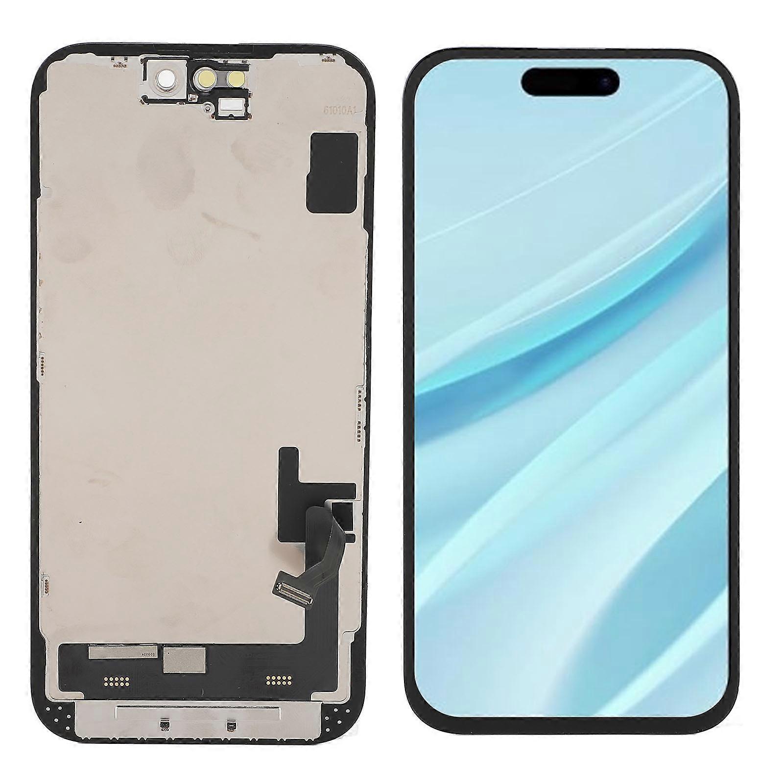 6.1 Inch Screen Replacement Incell Touch Screen Digitizer Assembly with Repair Tool and Water Resistant Seal For IOS 15 A2846 A3089 A3092 A3090 