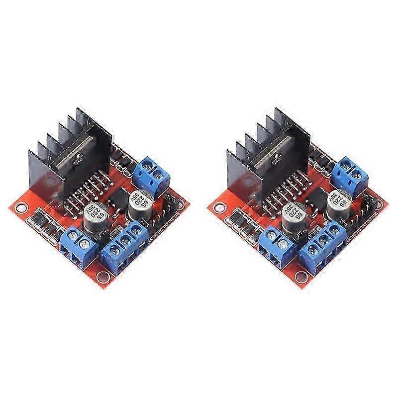 2Pack L298N Motor Drive Controller Board Module Dual H Bridge DC Stepper Compatible with Ar-Duino El