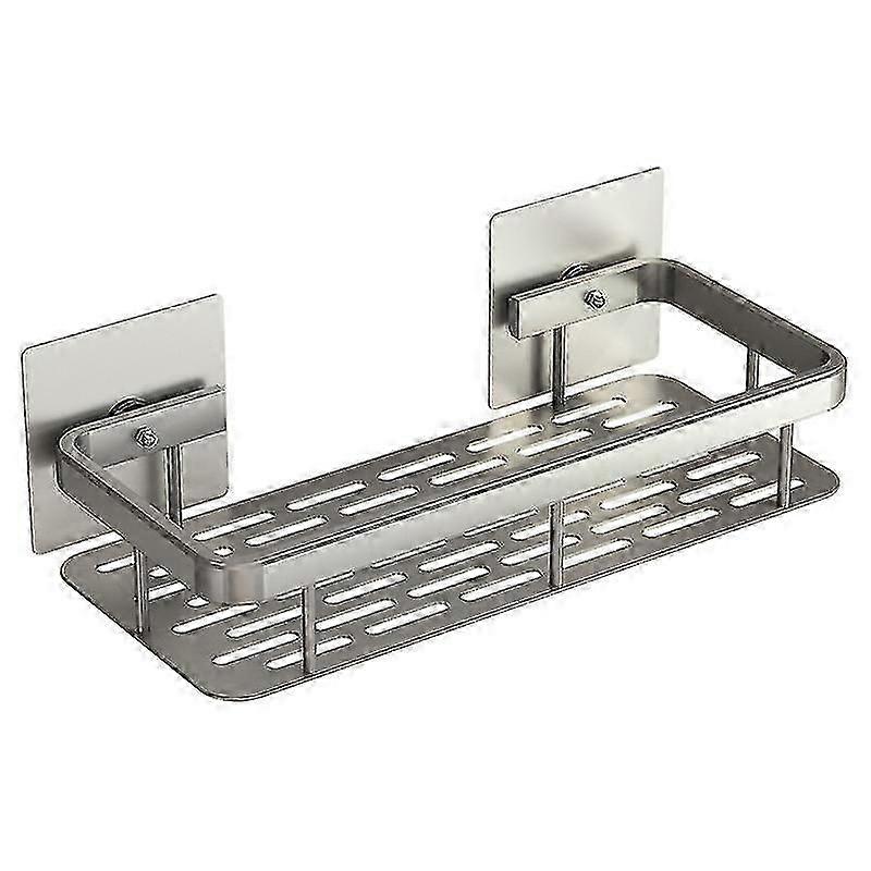 Bathroom Shelf - Single Layer Square Storage Rack Shower Organizer