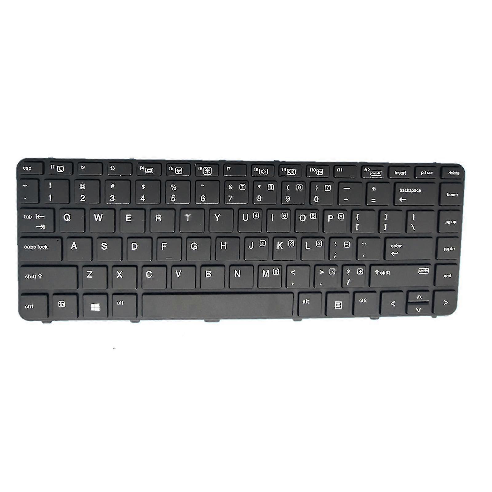 HP ProBook 430 G3/G4 & 440 G3 ラップトップ用の交換用英語キーボード、ブラック