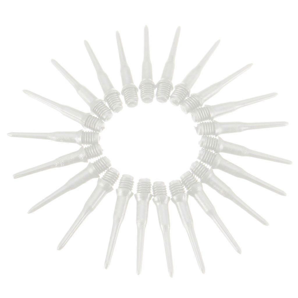 100 Pack Plastic Tip Soft Dart Tips Replacement Dart Tips Dart Accessories Set