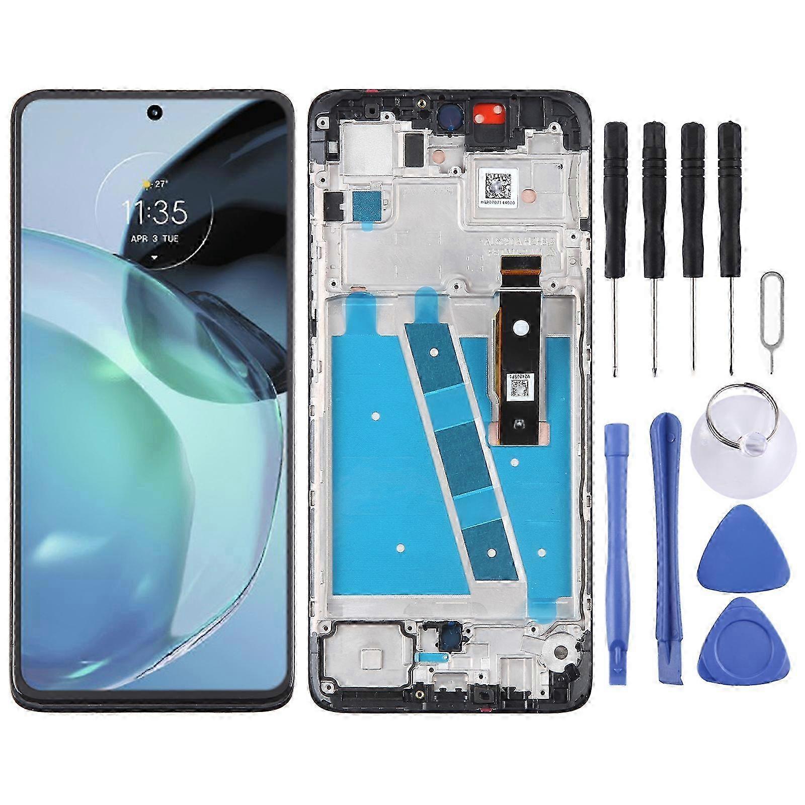 COMPATIBLE LCD Screen For Motorola Moto G72 Digitizer Full Assembly With Frame 2025
