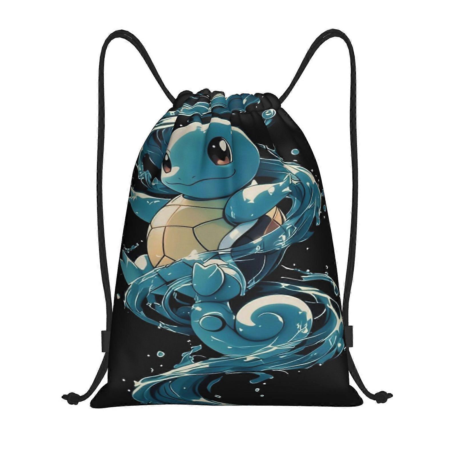 f121 Digital Monster Canvas double shoulder backpack easy to fold, clean, and carry around j121