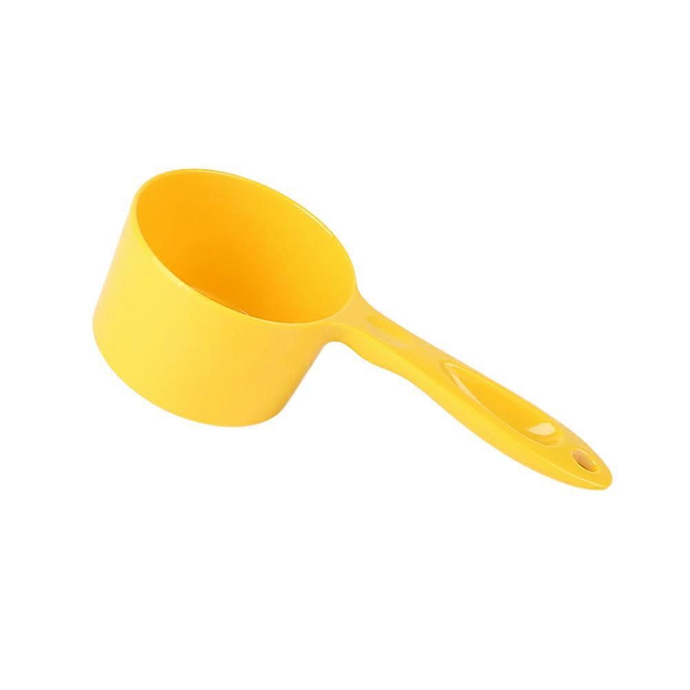 Cuillère à mesurer Nourriture Jaune 19 8 4 5 4 4 cm Temps de repas pour animaux Lavable au lave-vaisselle Mesure précise 1Pack