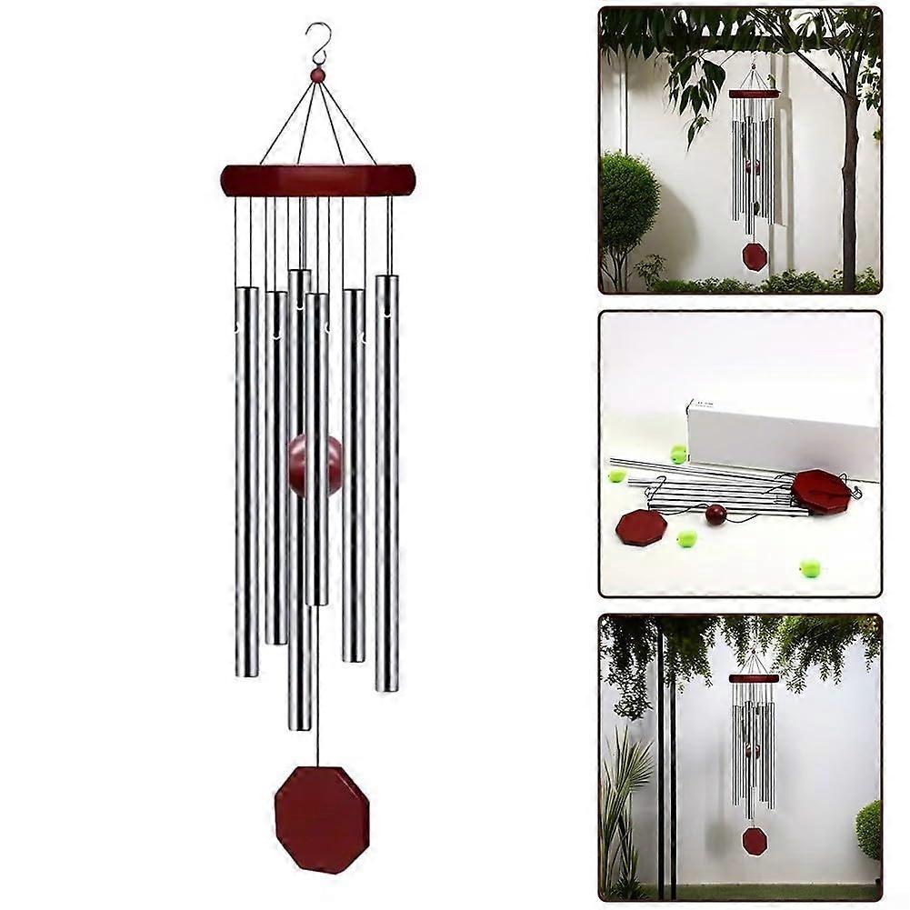 Melodic Wind Chime Solid Wood Metal Whistle Home Decoration