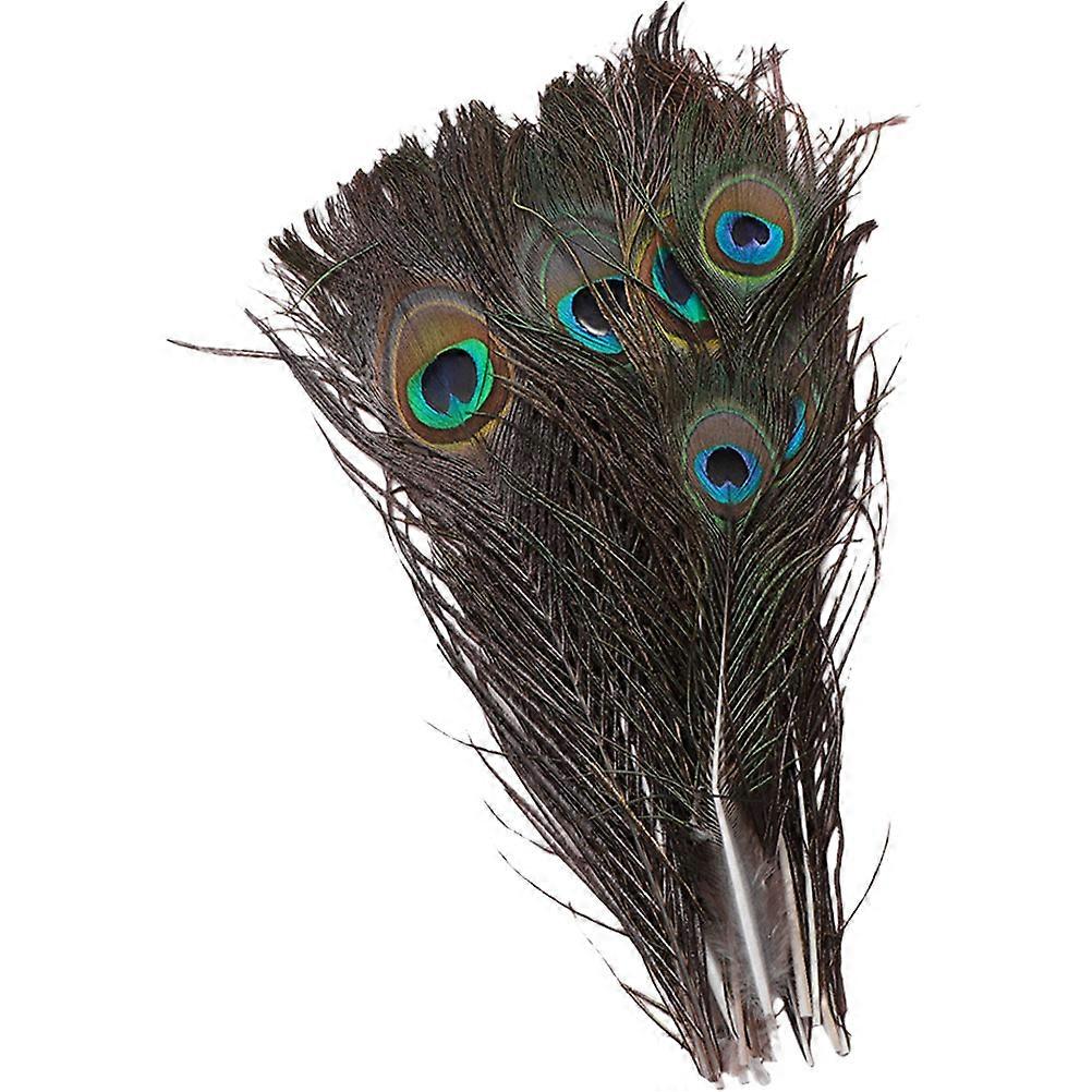 It sounds like you're referencing a product listing, possibly for an item like **"10pcs Natural Peacock Plumes For DIY Wedding Party Decorations,