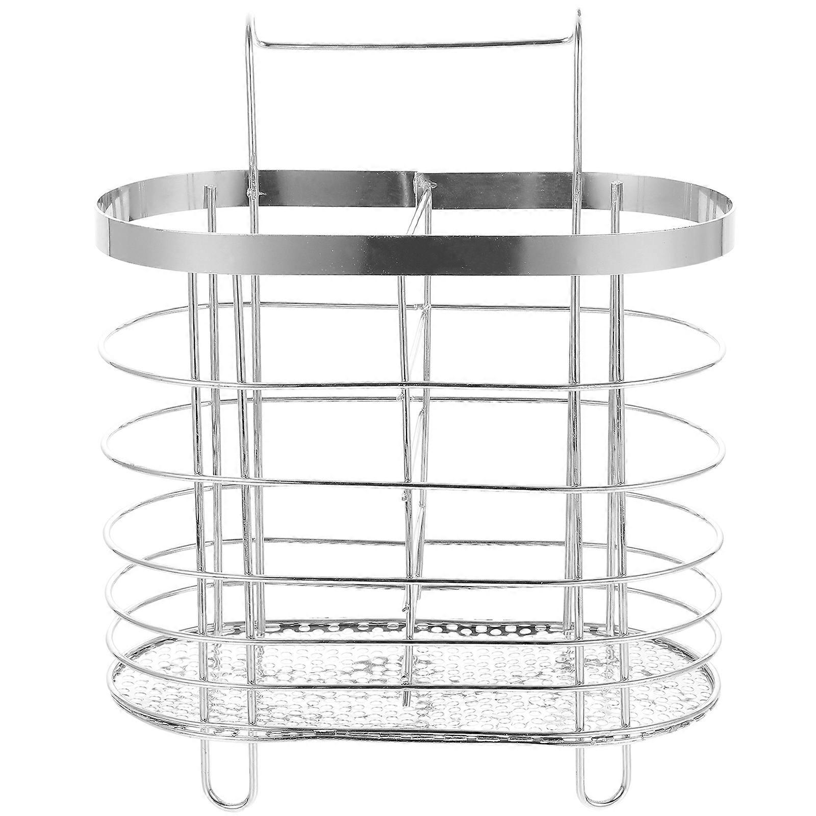 Kitchen Cutlery Holder Rack Chopstick Storage Draining Rack For Household Users 1Pack