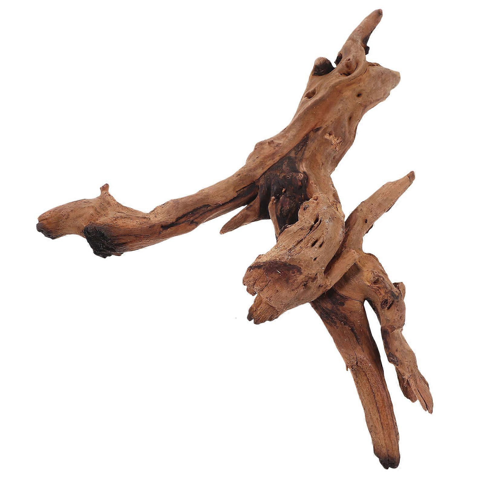 Aquatic Decoration Natural Wood Random Shape Underwater Use 25.00X15.00X12.00cm 1Pack