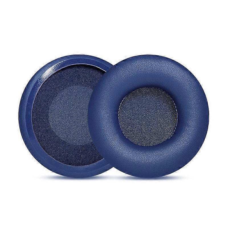 2pcs Earpads For ATH-AR3BT Blue Protein Leather