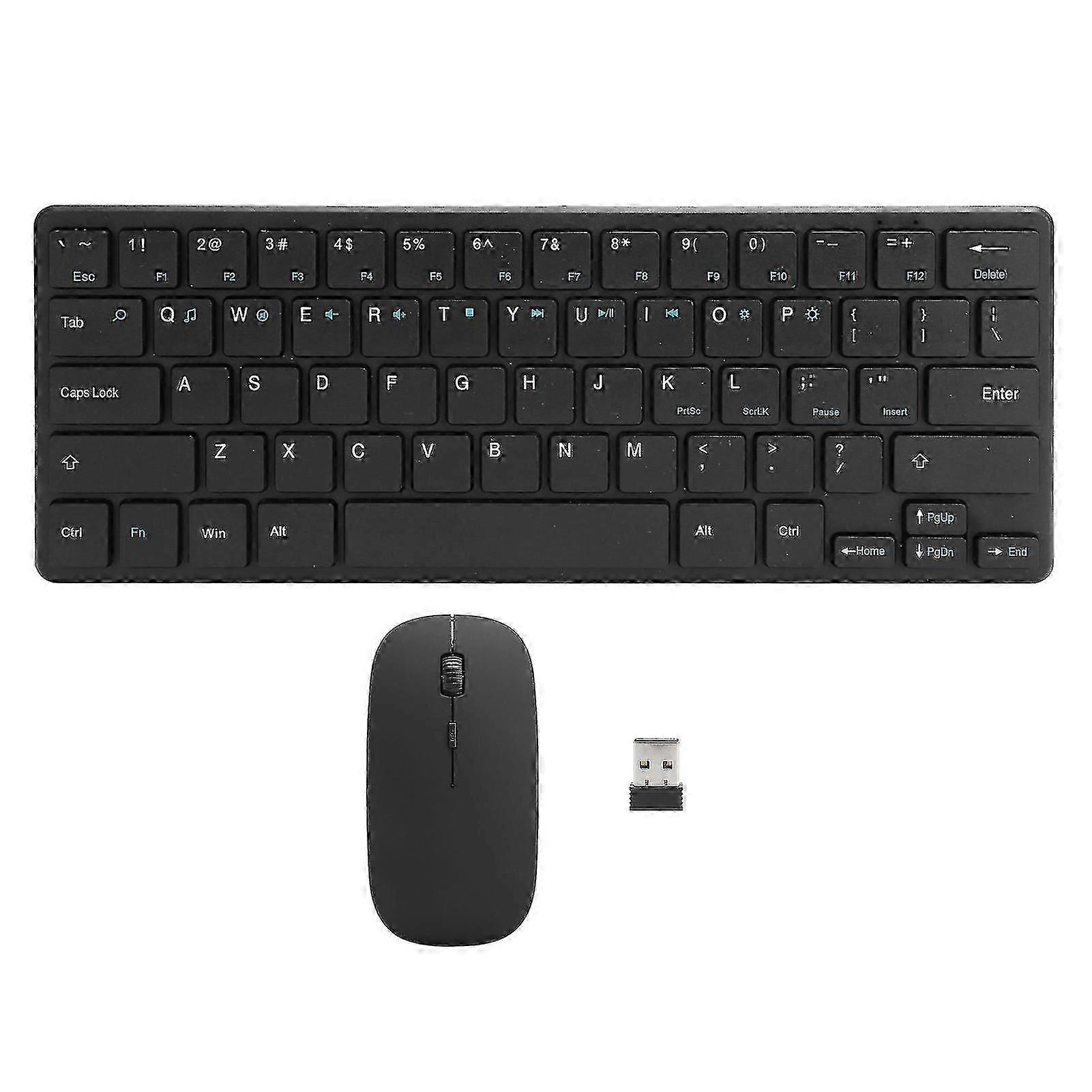 Wireless Keyboard and Mouse Set with 2.4G USB Receiver - Computer Accessories