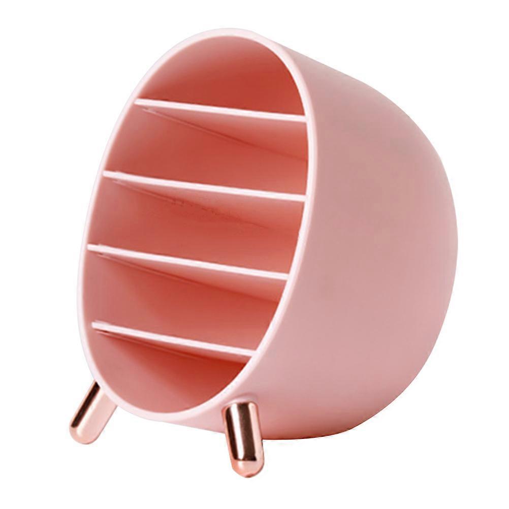 Makeup Box Storage Cosmetic Storage Box Makeup Items Dressing Table Decoration Pink 14.3x14cm Storage 1Pack