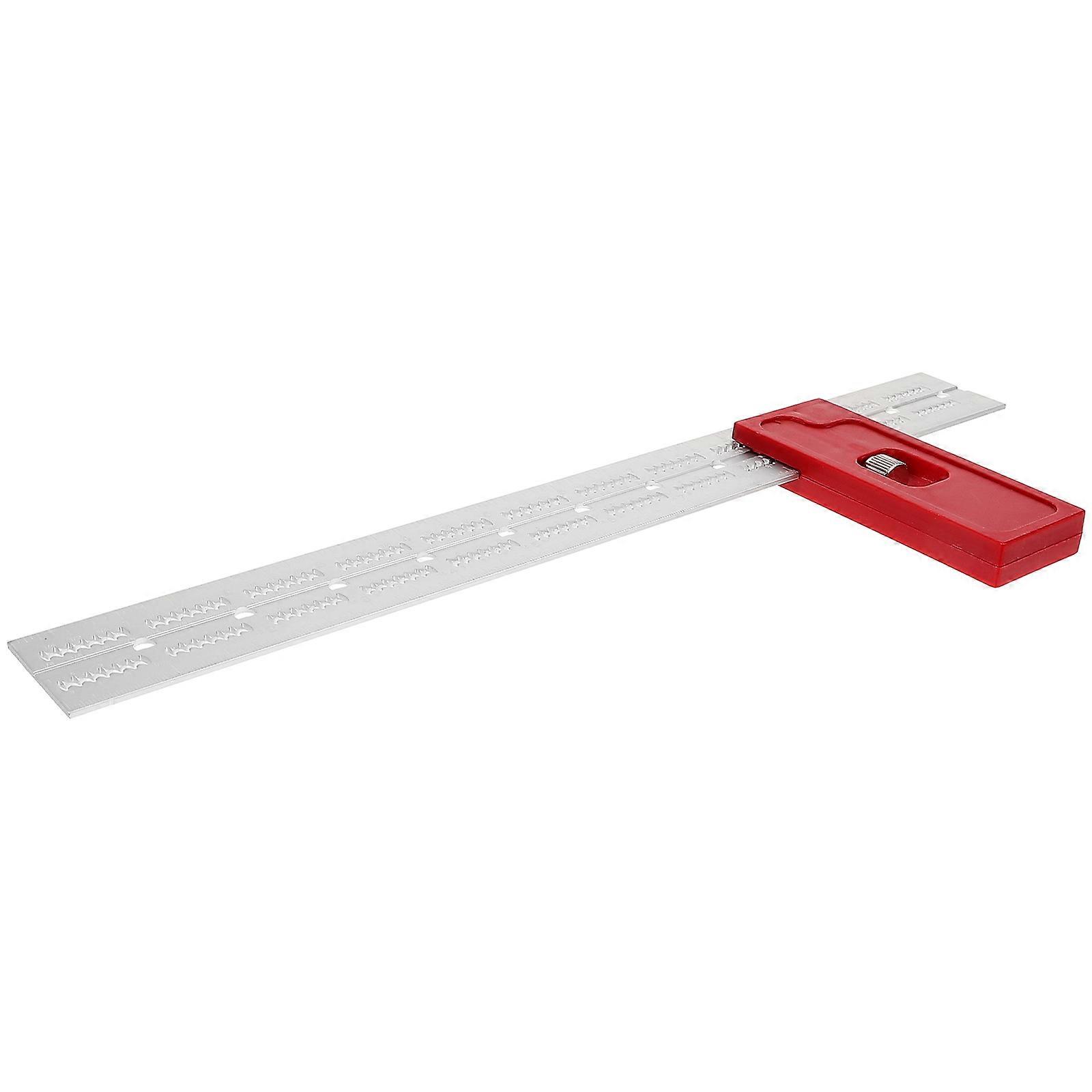 Carpentry Ruler Adjustable Ruler Carpenter Tool Measuring Marking Lining Setting Layout 31.50X3.60X0.20cm