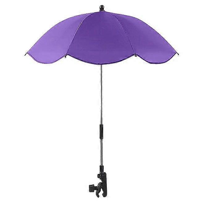 stroller umbrella, foldable, with adjustable stand, 78cm, multicolor