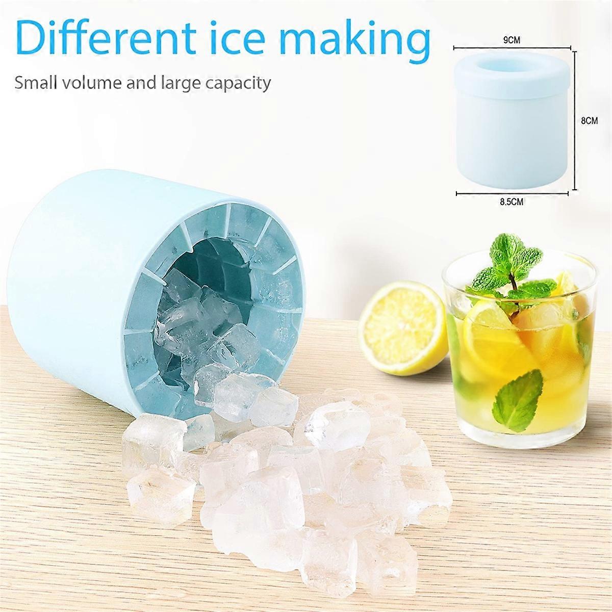Cylindrical Ice Tray Squeeze Ice Cup Mini Square Ice Ball Mold