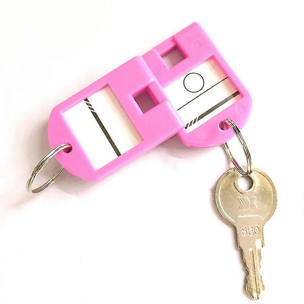 Key Finding Tag Tough Plastic Key Tag Keychain Window 50Pcs