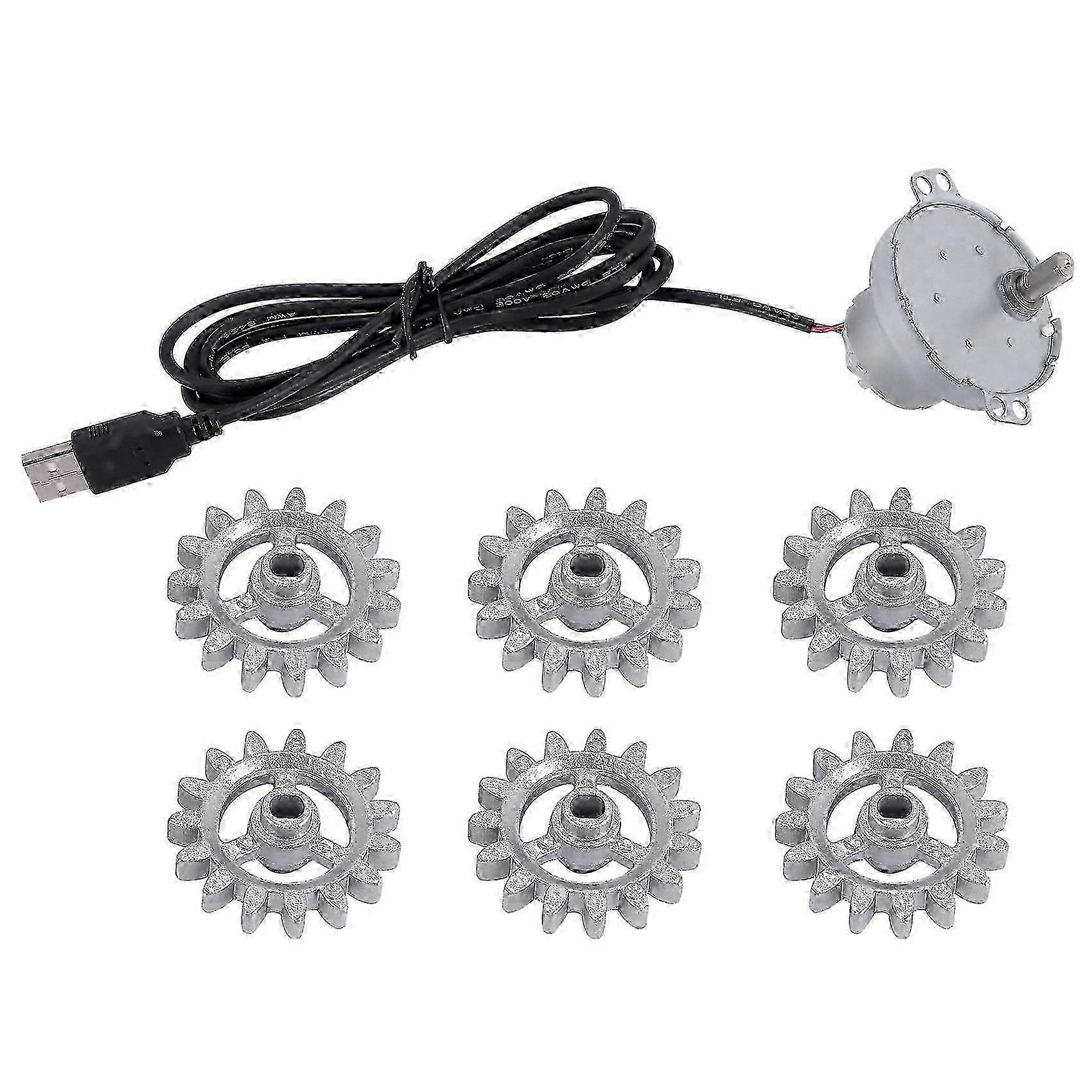 Automatic Rotisserie Grill Tools with USB Cable Motor DIY Tool Set