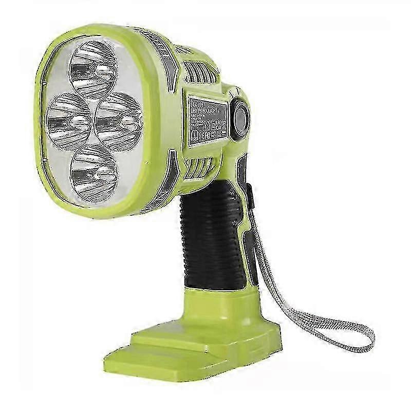 For Ryobi One+ 18v Li-ion Ni-cad Ni-mh Battery Work Light Portable Flashlight Outdoor Spotlight Emergency Light Led Tool Lamp
