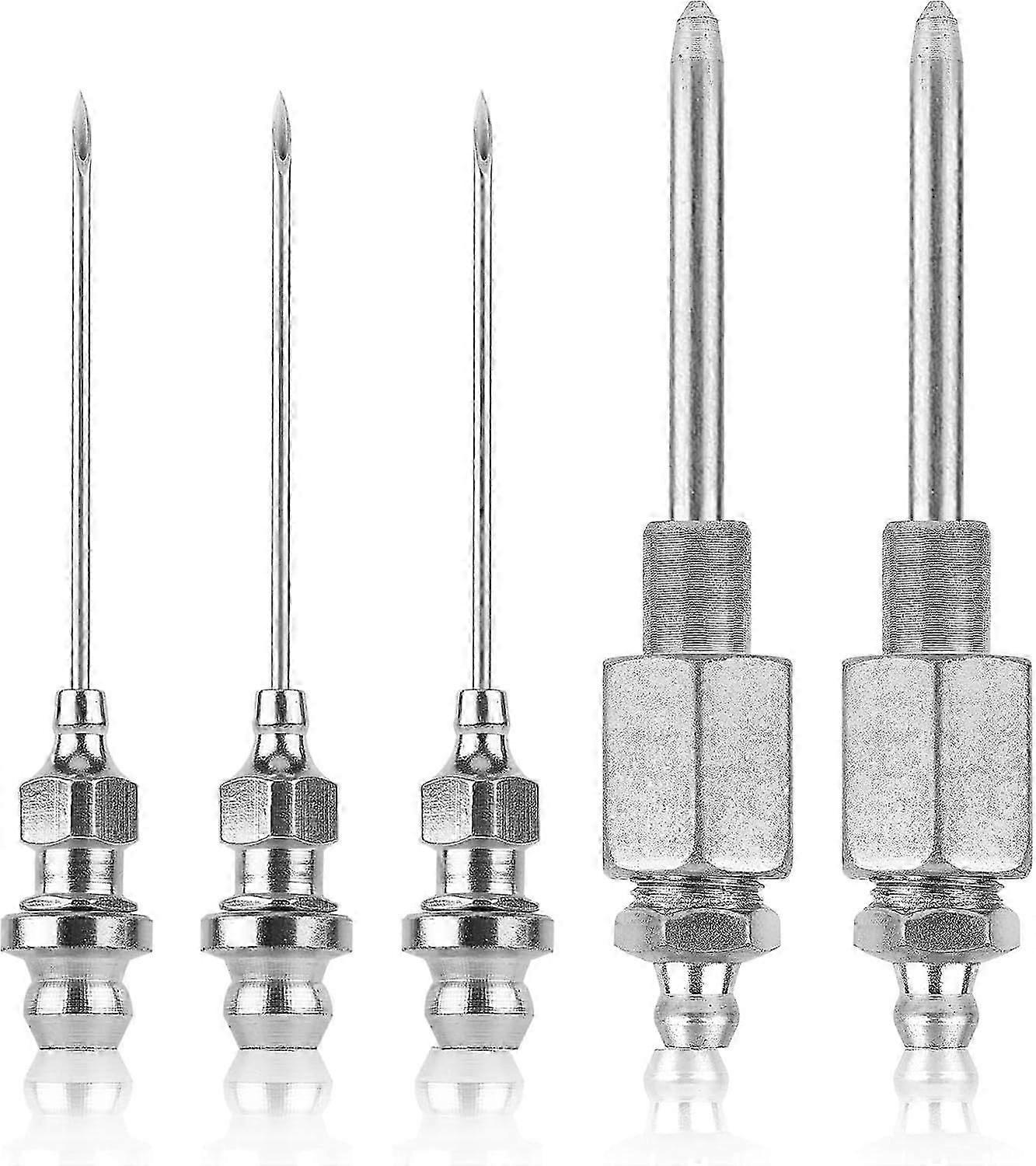 Grease Gun Needle Nozzle Kit, Steel Grease Needle Dispenser Grease Injector