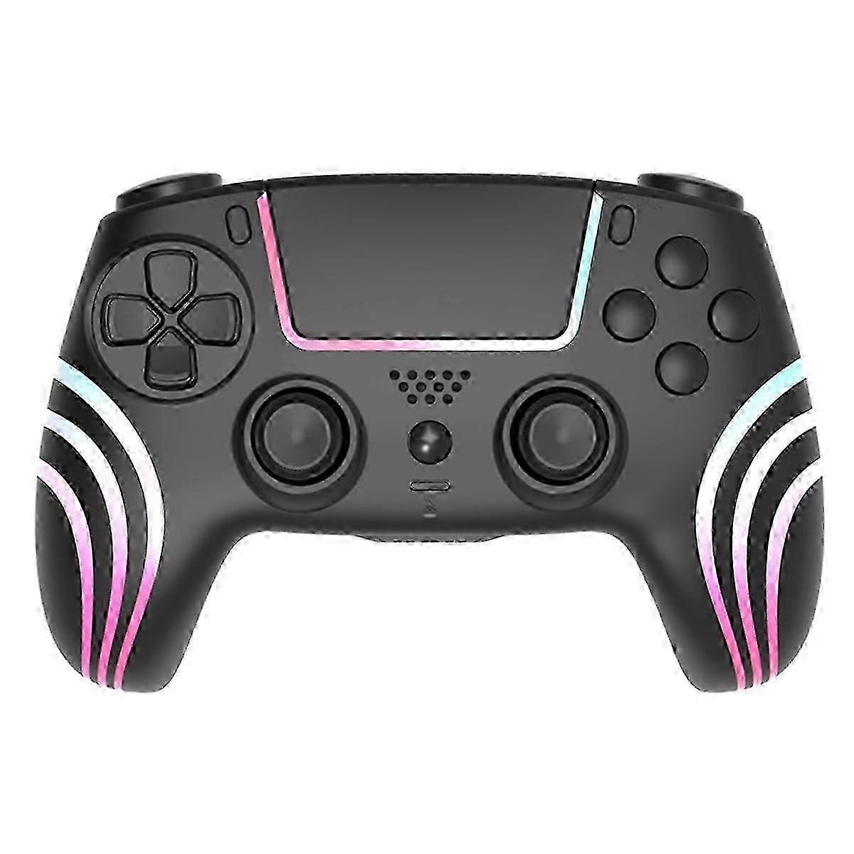 Wireless Bluetooth Game Console for PC Dual Vibration Turbo Key Hall Joysticks Gamepad with RGB L