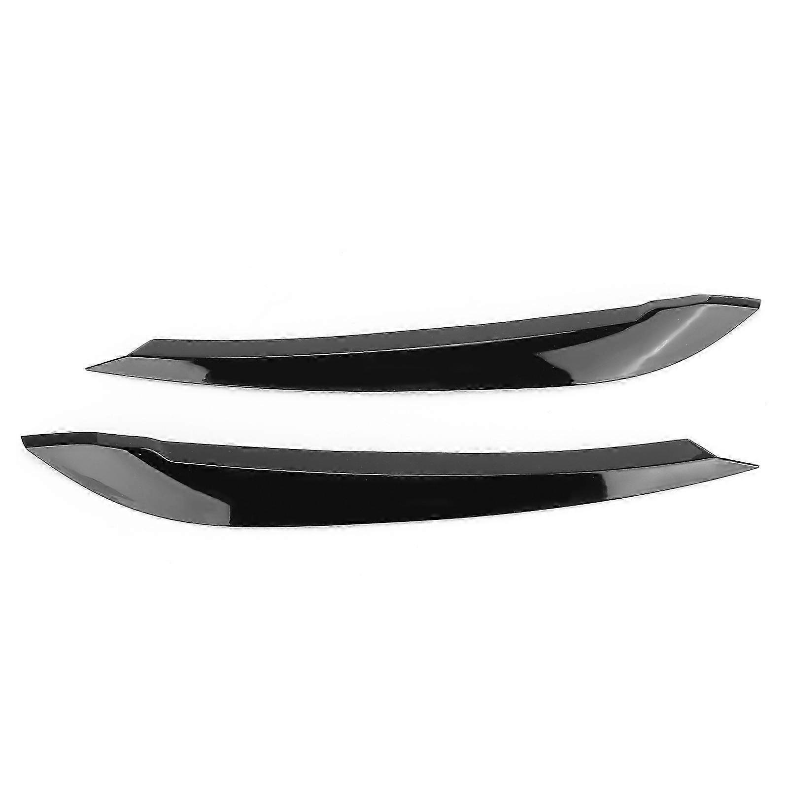 Headlight Eyelids Eyebrows Trims Sticker Replacement for Compatible Brand 2018-2021 Glossy Black