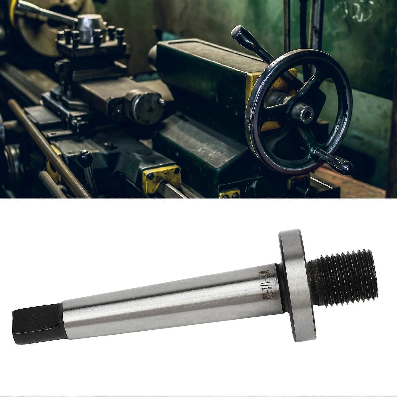 Drill Chuck Arbor MT1 Shank to 1/2in 15.5mm Thread Adapter